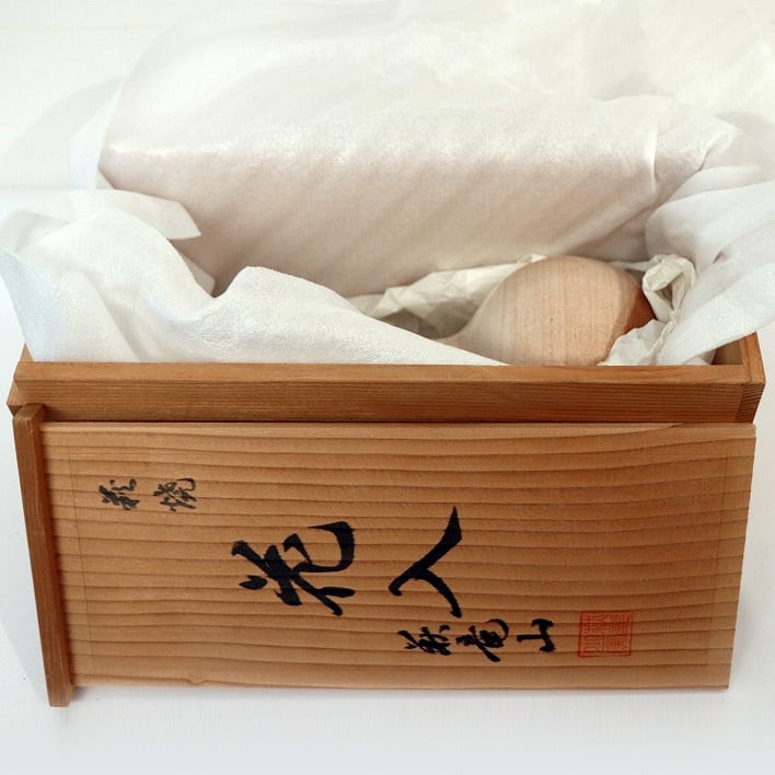 萩焼・萩竜山・鶴首花入・一輪挿し花瓶・No.190518-029・梱包サイズ60