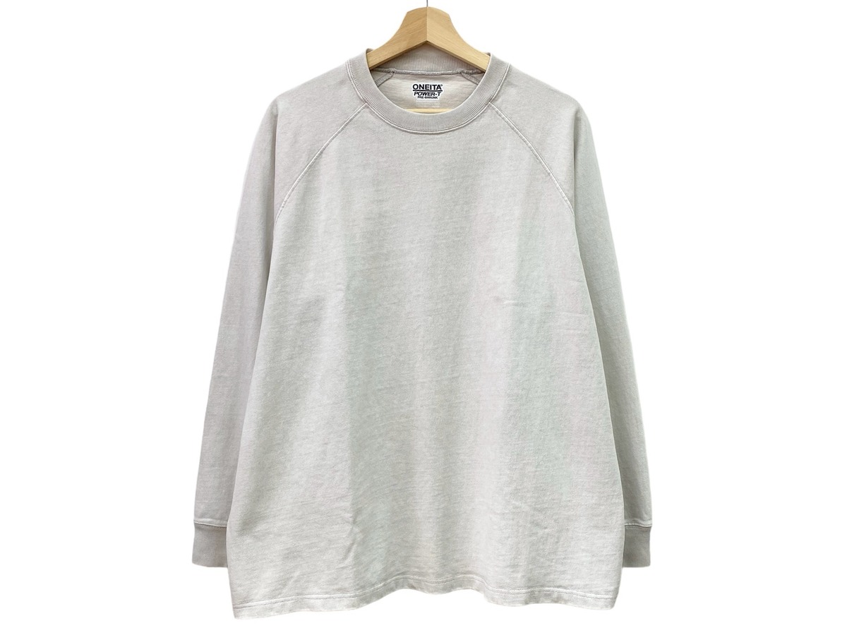Oht Raglan Gray 【ONEITA】Heavy Weight Raglan L/S (chemical gray) | 101 clothing store