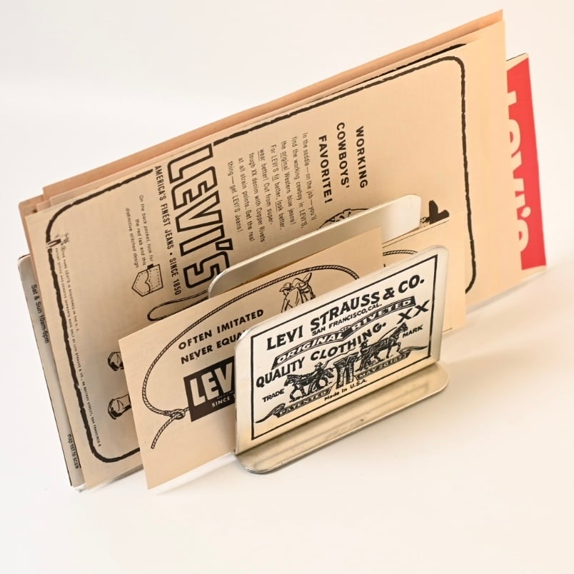 70's Vintage Levi Strauss Napkin Holder | Button Works Store