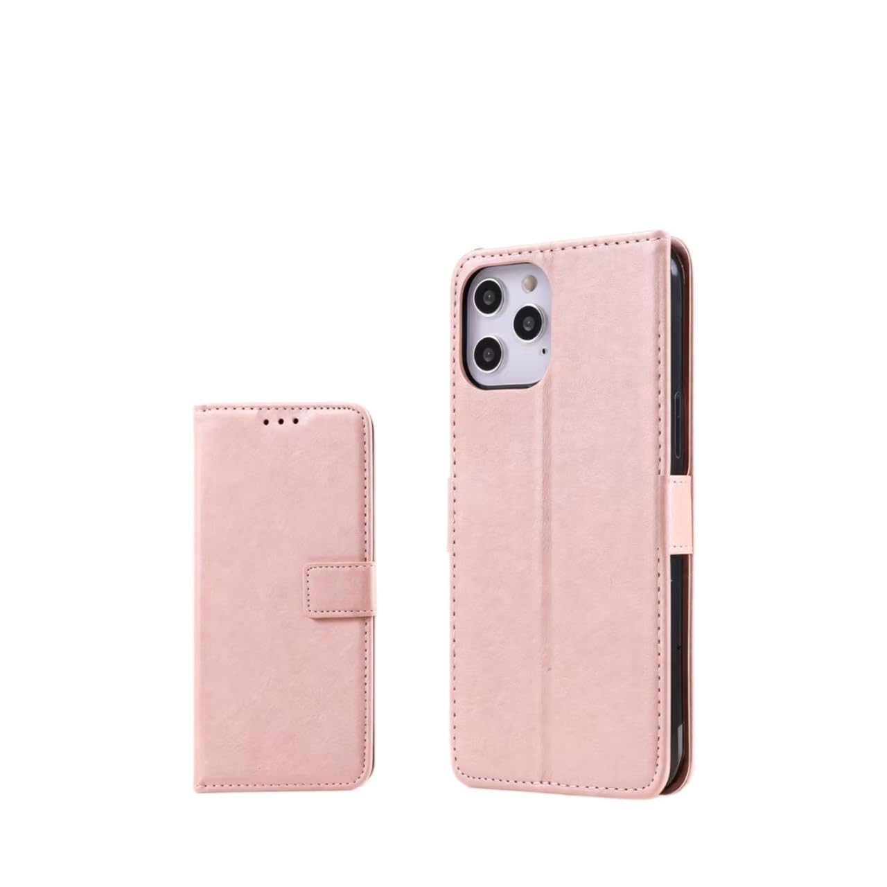 YANVICTUS 手帳型ケース 向けのiPhone 17 /18携帯カバー あいふおん17/18 PUレザー カード収納 財布型 小銭入れ 耐衝撃 マグネット スタンド機能付き 全面保護 手触り良好 4色(ライトローズゴールド)