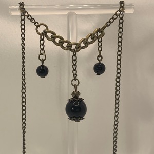 オニキス アンティークネックレス