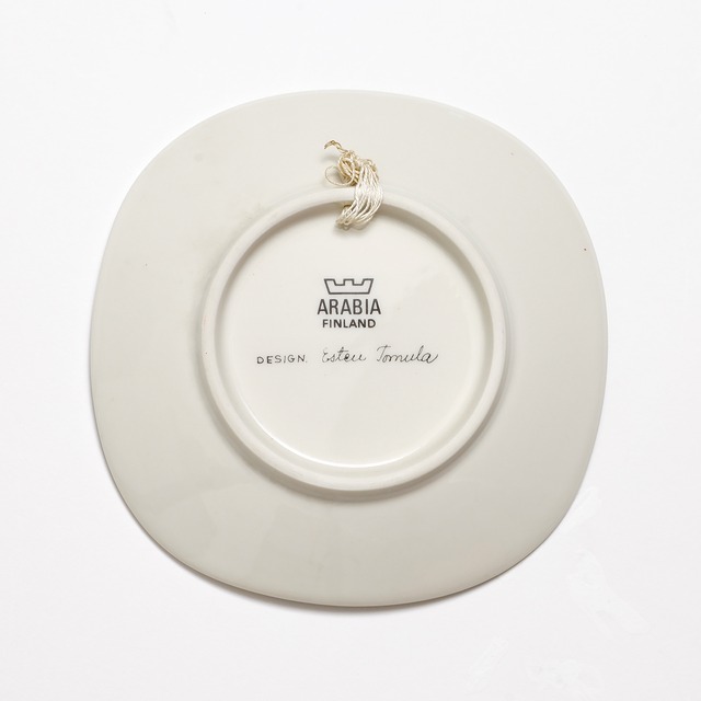 ARABIA アラビア Esteri Tomula エステリ・トムラ Botanica ボタニカ ビルベリーの小さな陶板 北欧ヴィンテージ
