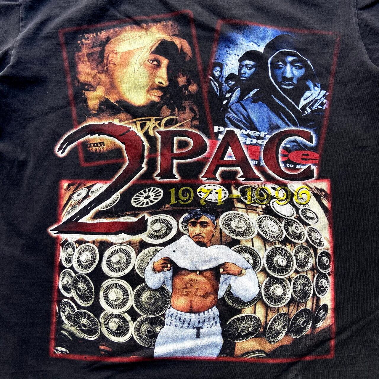 ヴィンテージ VINTAGE 2PAC/2パック MAKAVELI両面プリントTシャツ ...