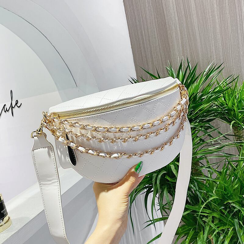 ウエスタンスタイルレディーススモールバッグ2020新しいトレンディなネット赤ファッションチェーンメッセンジャーバッグ夏の野生の胸バッグウエストバッグ Tiancai_Wing_Bag0900991