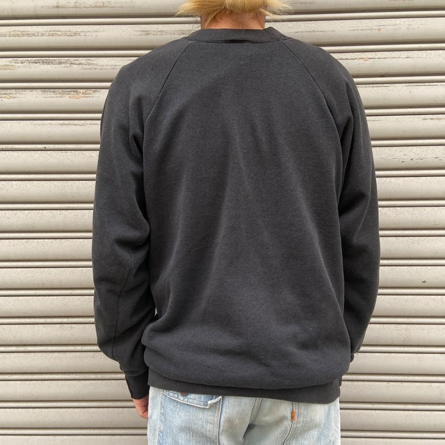 90s Disney ミッキーマウス　キャラクタースウェット　ブラック　XL相当