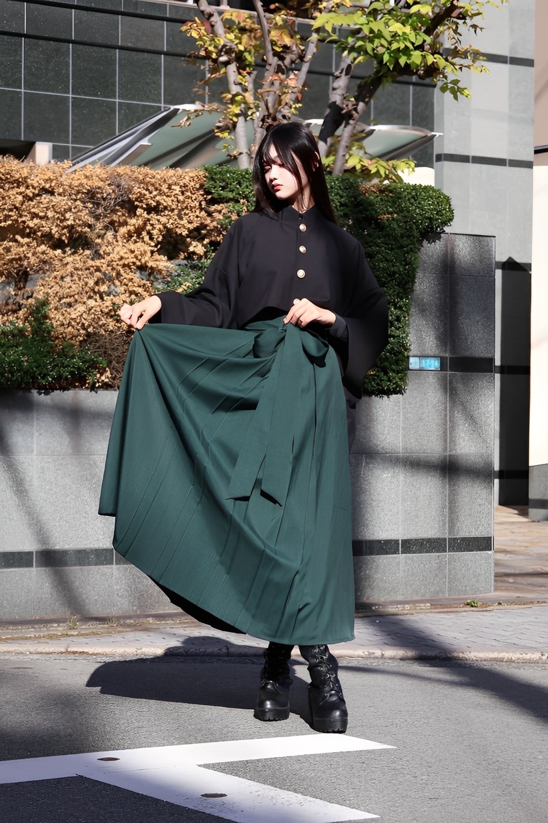 袴スカート 深緑 | MISAMARU