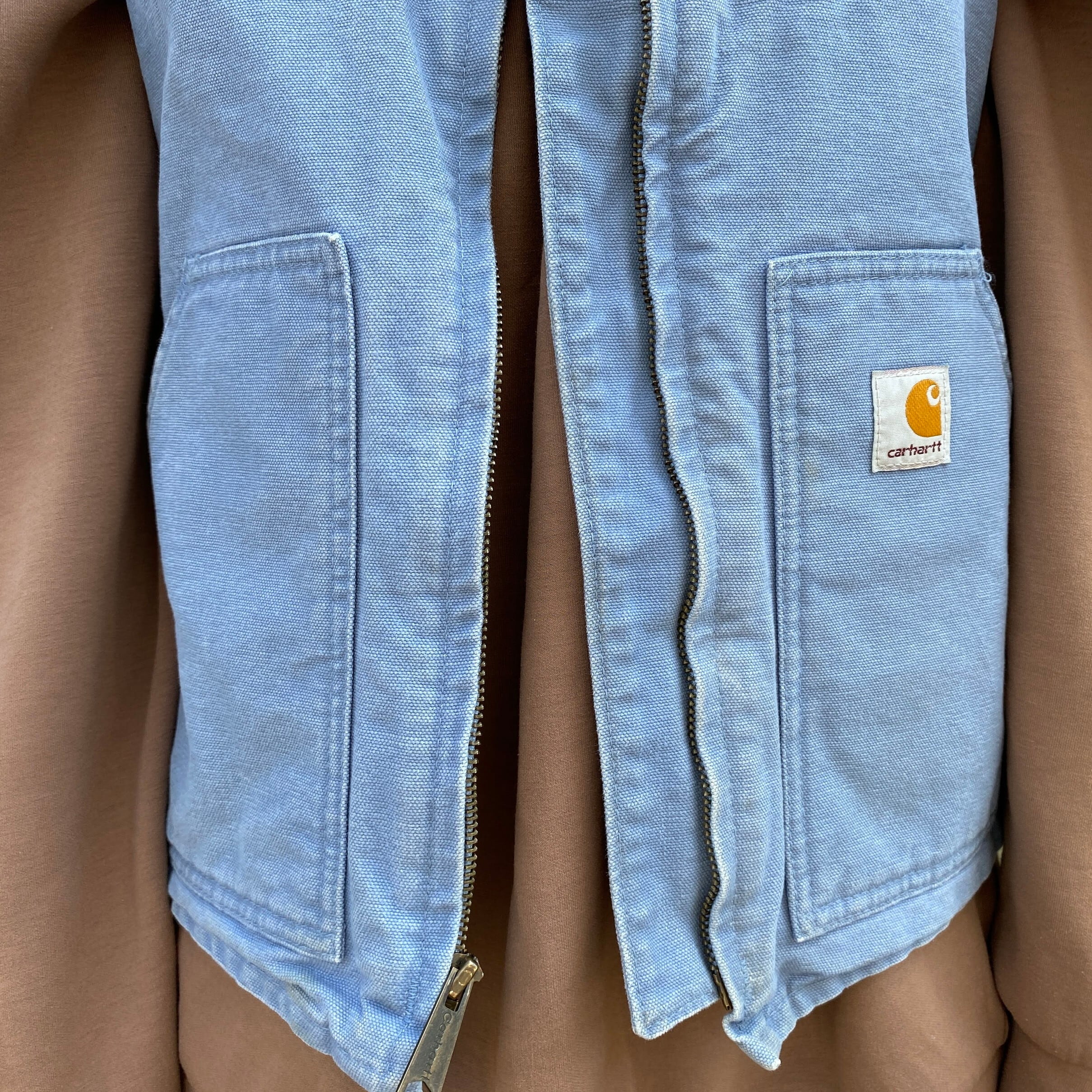 Carhartt Carhartt ボアライナーベスト 生成り フェード 雰囲気 L