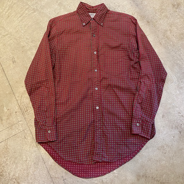 1960s TOWN&COUNTRY L/S COTTON B.D.SHIRT ”3点留め”