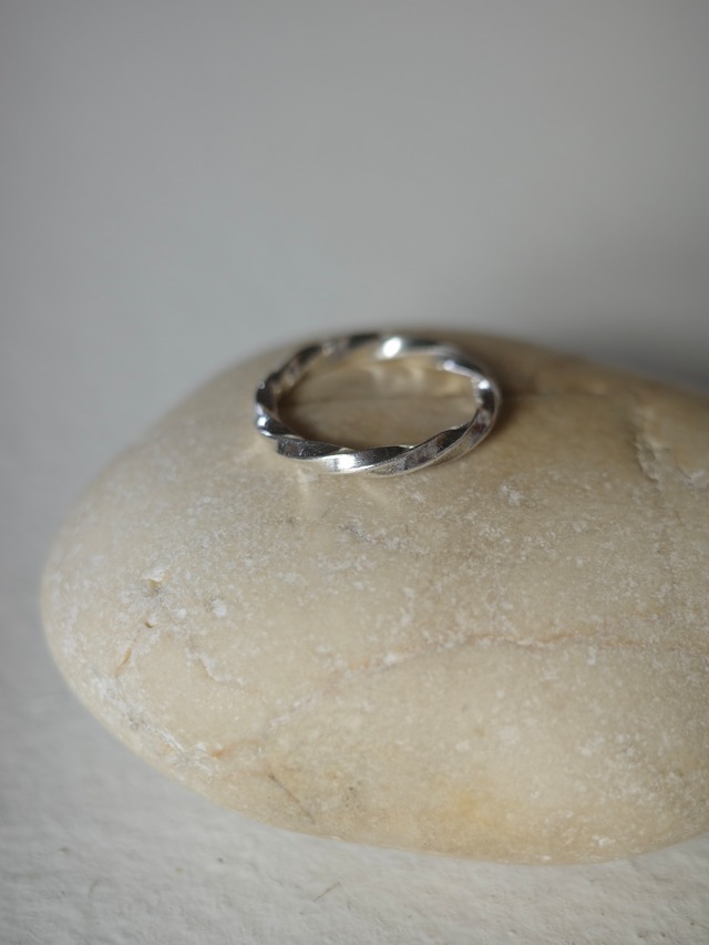 <vintage silver925>twisted ring