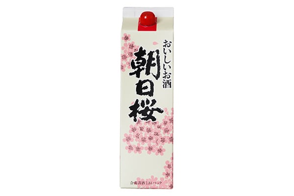 朝日桜 1.8L紙パック | 美峰酒類オンラインショップ