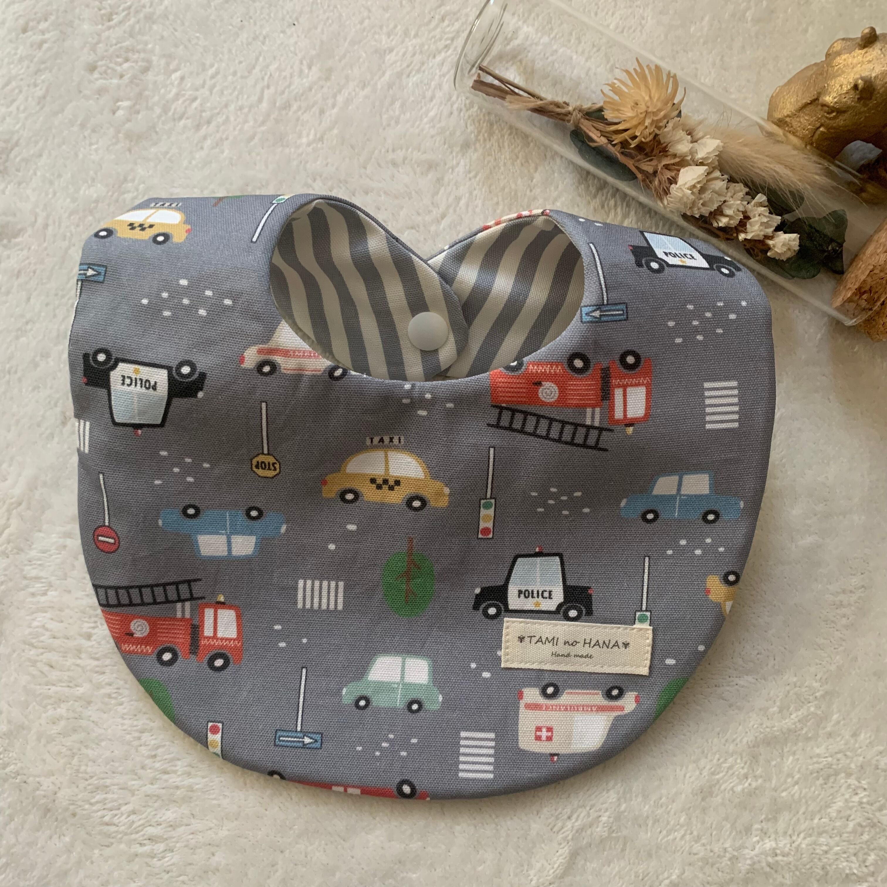 いろんな車 grayのベビースタイ