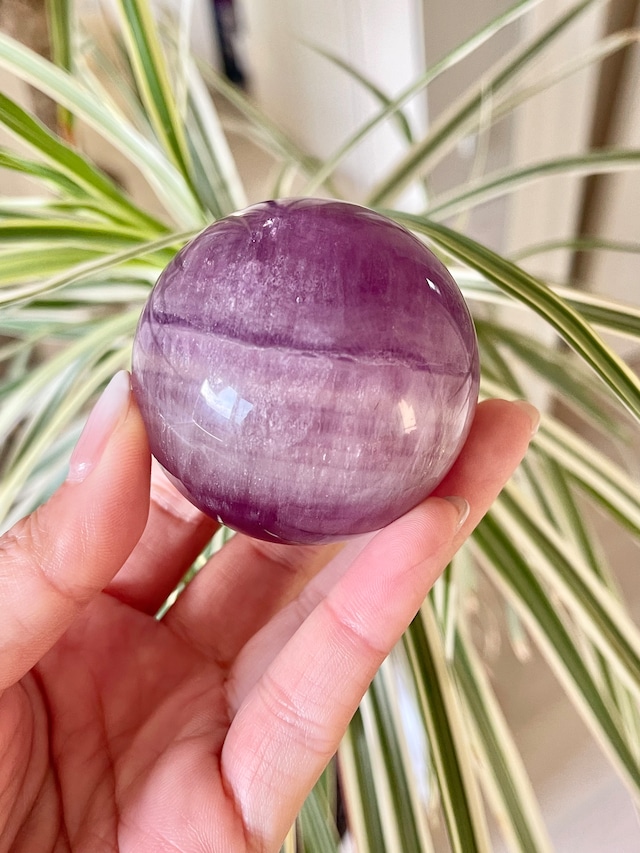 パープルフローライトスフィア / purple fluorite sphere