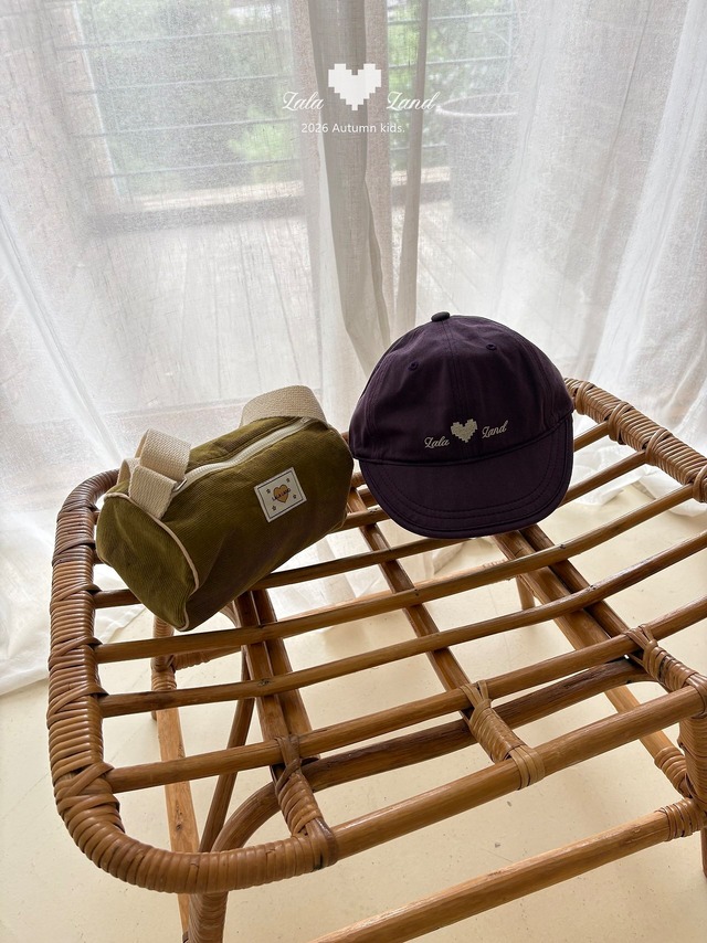 《予約》送料無料【lalaland】Heart Ball Cap