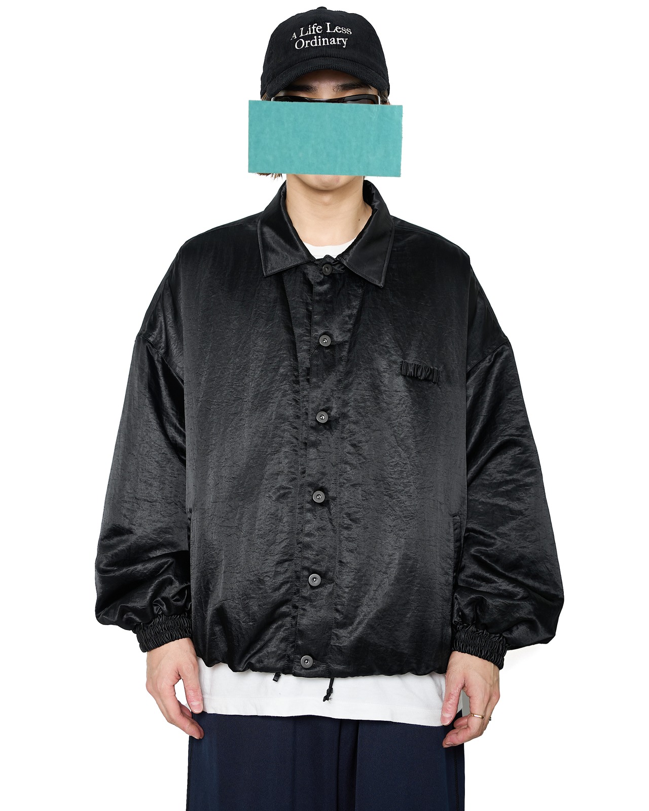 refomed "NEXT MAN NYLON JACKET〔BLACK〕"