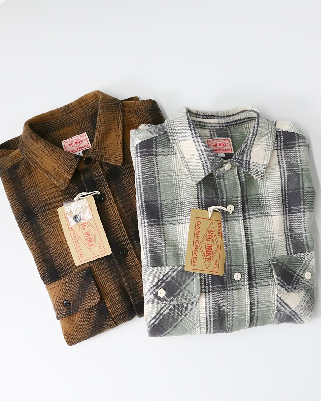 BIG MIKE|Heavy Flannel L/S Shirt -2Color-