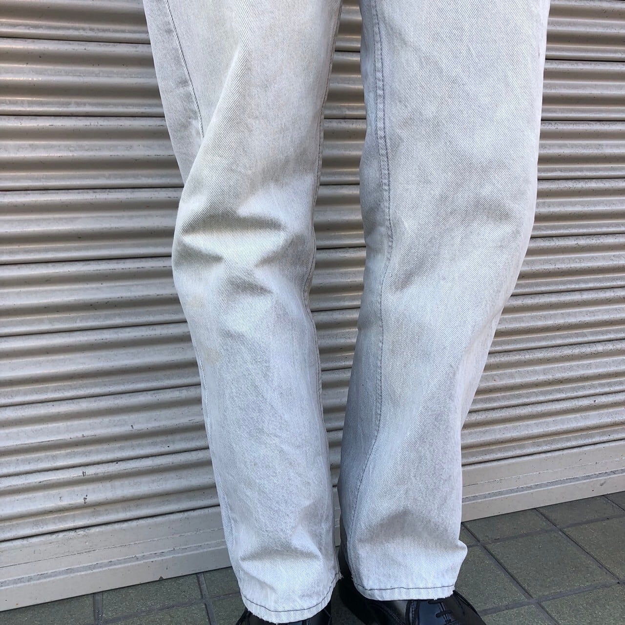 先染めグレー Levis 501 USA製 90s リーバイス グレーデニム 先染めグレー Levis 501 USA製 90s リーバイス グレーデニム