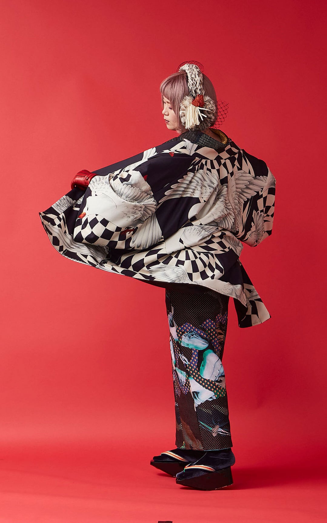 倭物やカヤ×重宗玉緒コラボ モダンキモノ羽織 HATO | 重宗玉緒 WEB SHOP