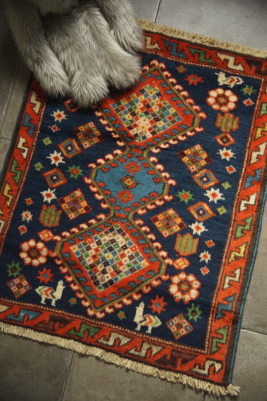 878 -Vintage Qashqai rug