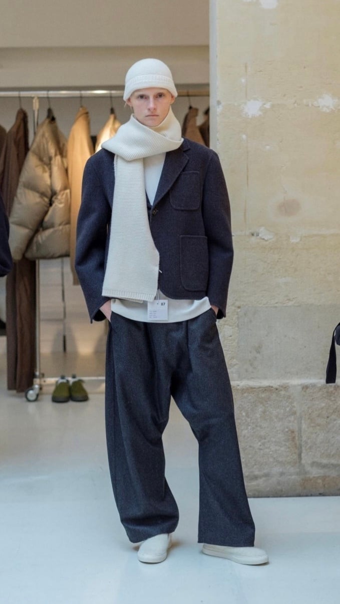 SOFIE D'HOORE -PLOF- relaxed extra low crotch pants drawstring