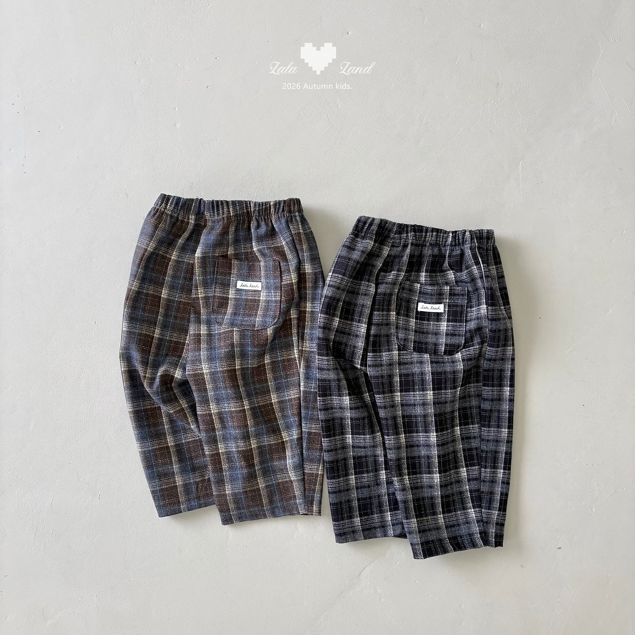 《予約》送料無料【lalaland】Fancy Check Pants