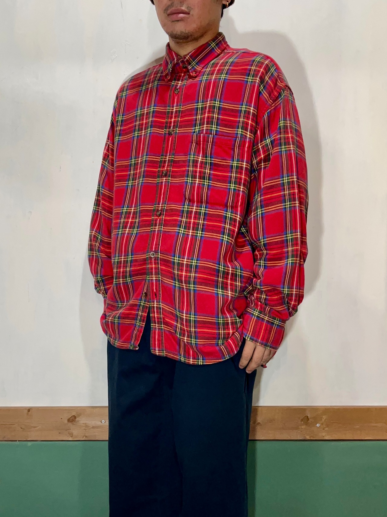90's Cabelas Flannel Shirt【L】