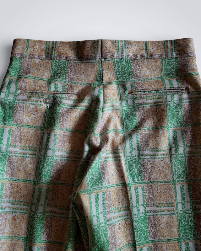1970s JANTZEN BOTANICAL ABSTRACT SLACKS