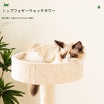 【木製 インテリア ペット用品】猫 キャットタワー キャットツリー キャットベッド 大型猫 多層式 キャットクライミング リビング 高さ147cm 北欧テイスト おしゃれ かわいい シンプル