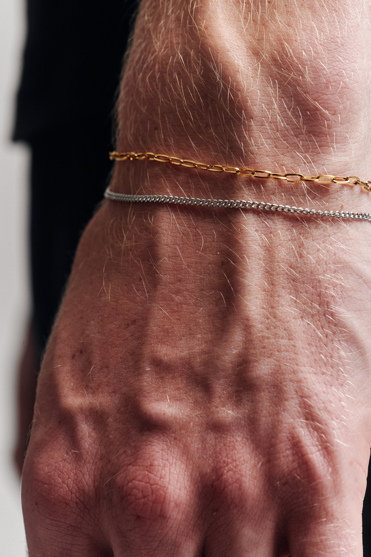 【Skin Flat Chain Bracelet】/ GOLD