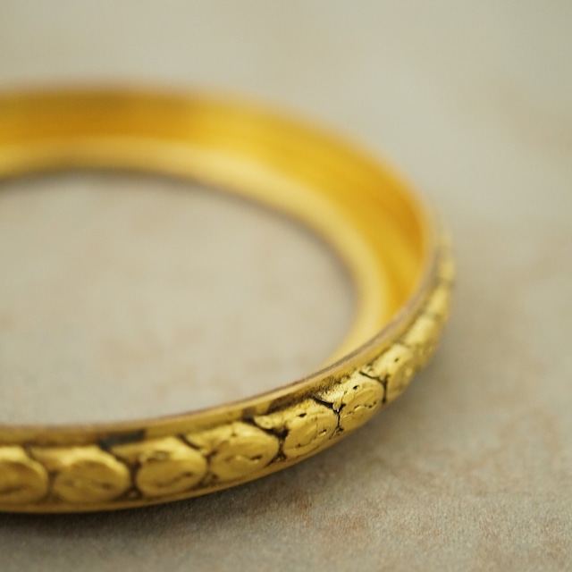 【FRENCH ANTIQUE】ANTIQUE GOLD BANGLE