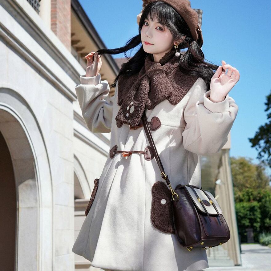 サブカル 服 地雷系 通販 コート ジャケット ロング丈 ダッフル 羽織り