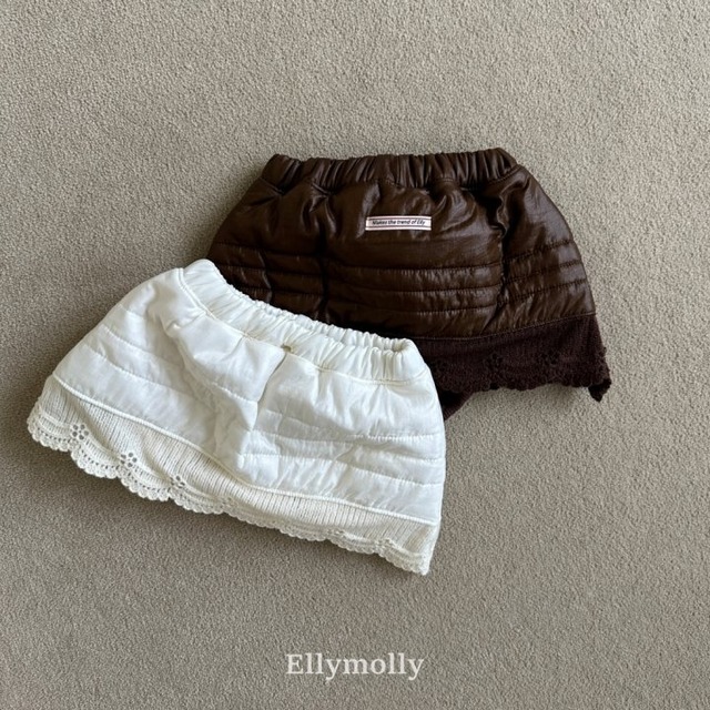 【取寄】elly molly｜for you padded skirt｜フォーユーパデッドスカート｜5-15｜kids&jr｜25 winter