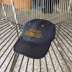 STUSSY / 80’s usa製 logo cap size Free