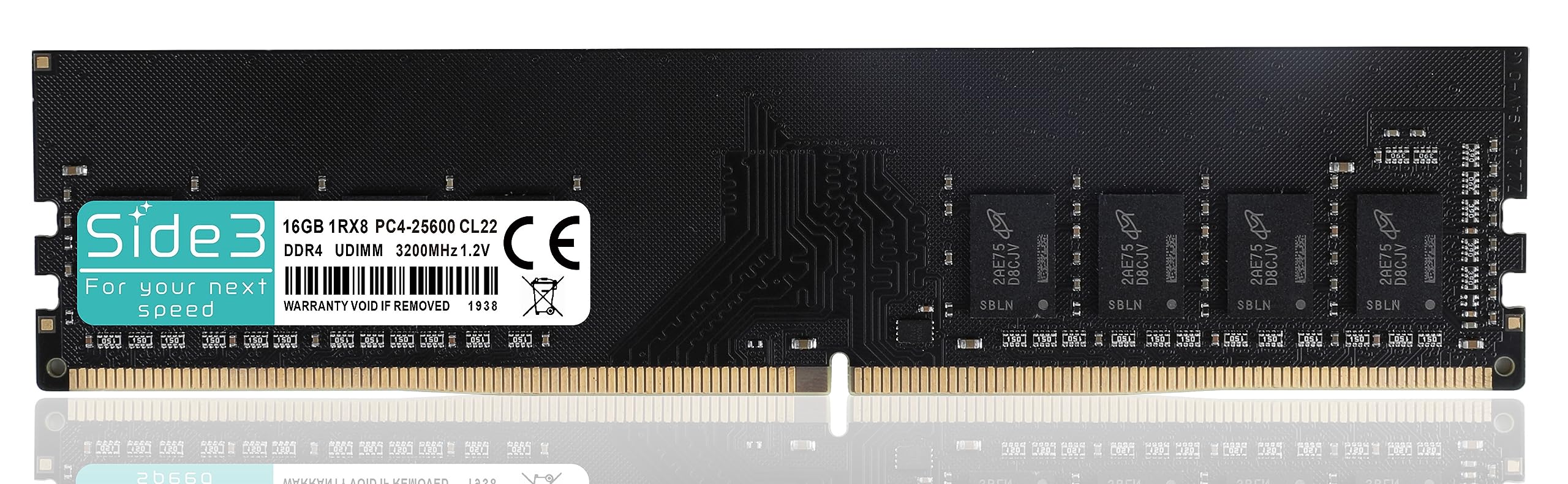 メモリ Side3 16GB DDR4 3200MHz (B2286) Side3 DELL 増設 デスクトップPC用メモリ DDR4-3200MHz OptiPlex