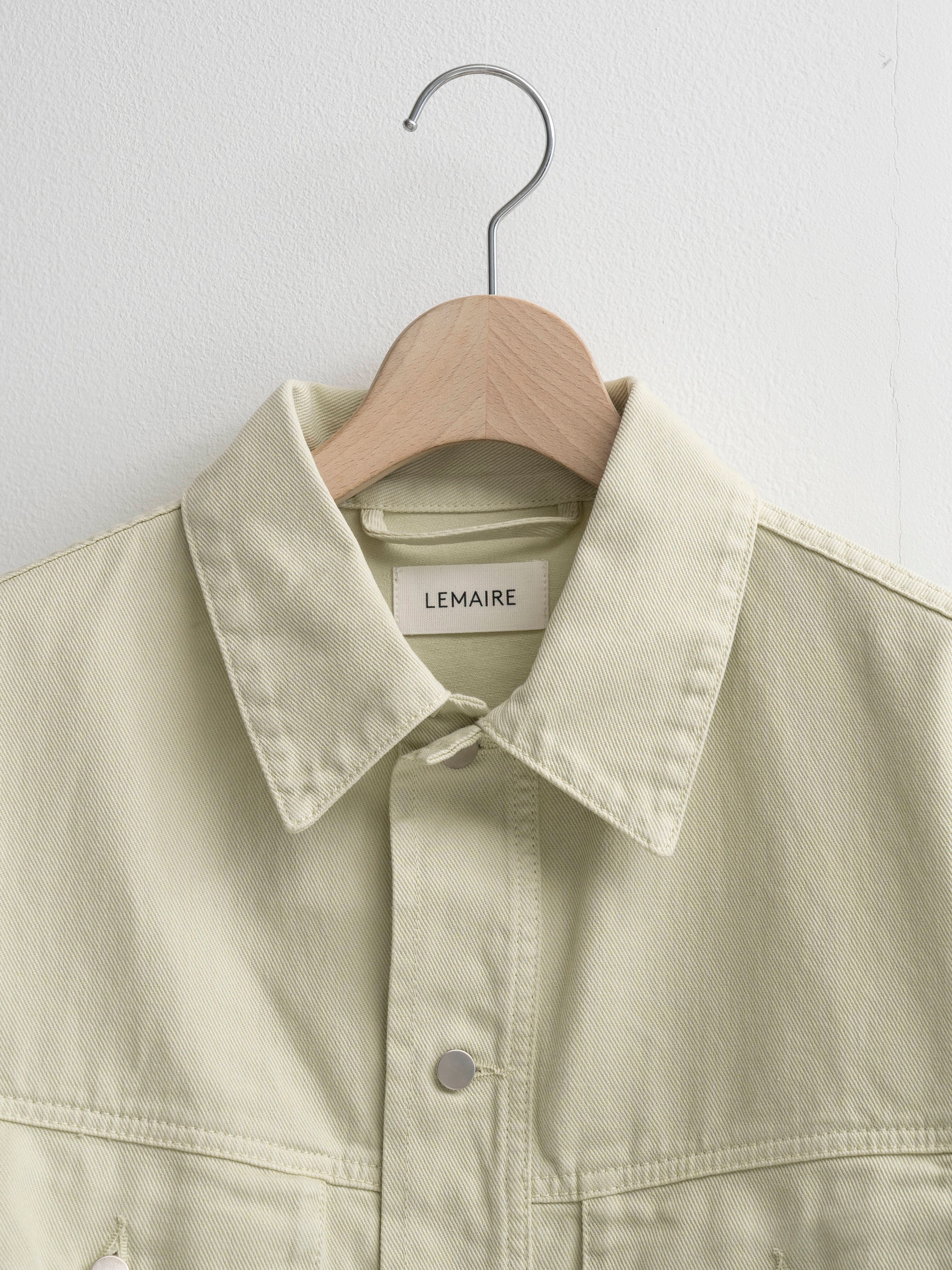 LEMAIRE TRUCKER OVERSHIRT LIGHT SAGE OW1030 LD1002 | BEST PACKING