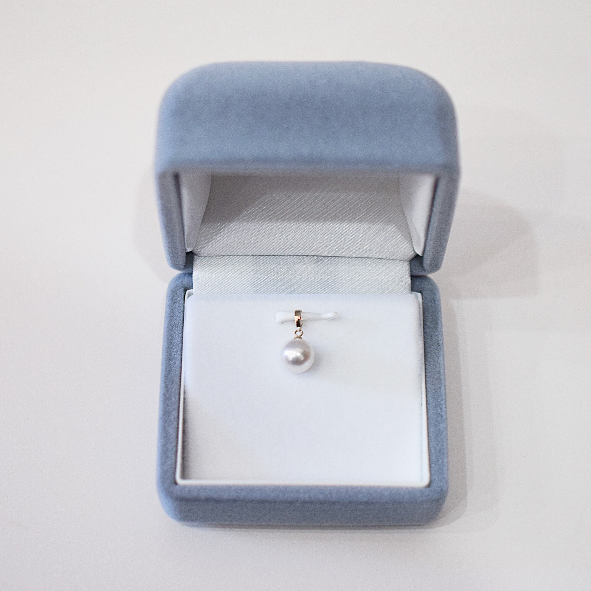 pearl641］7.5mm - 8mm ホワイトピンク ペンダント ネックレス あこや
