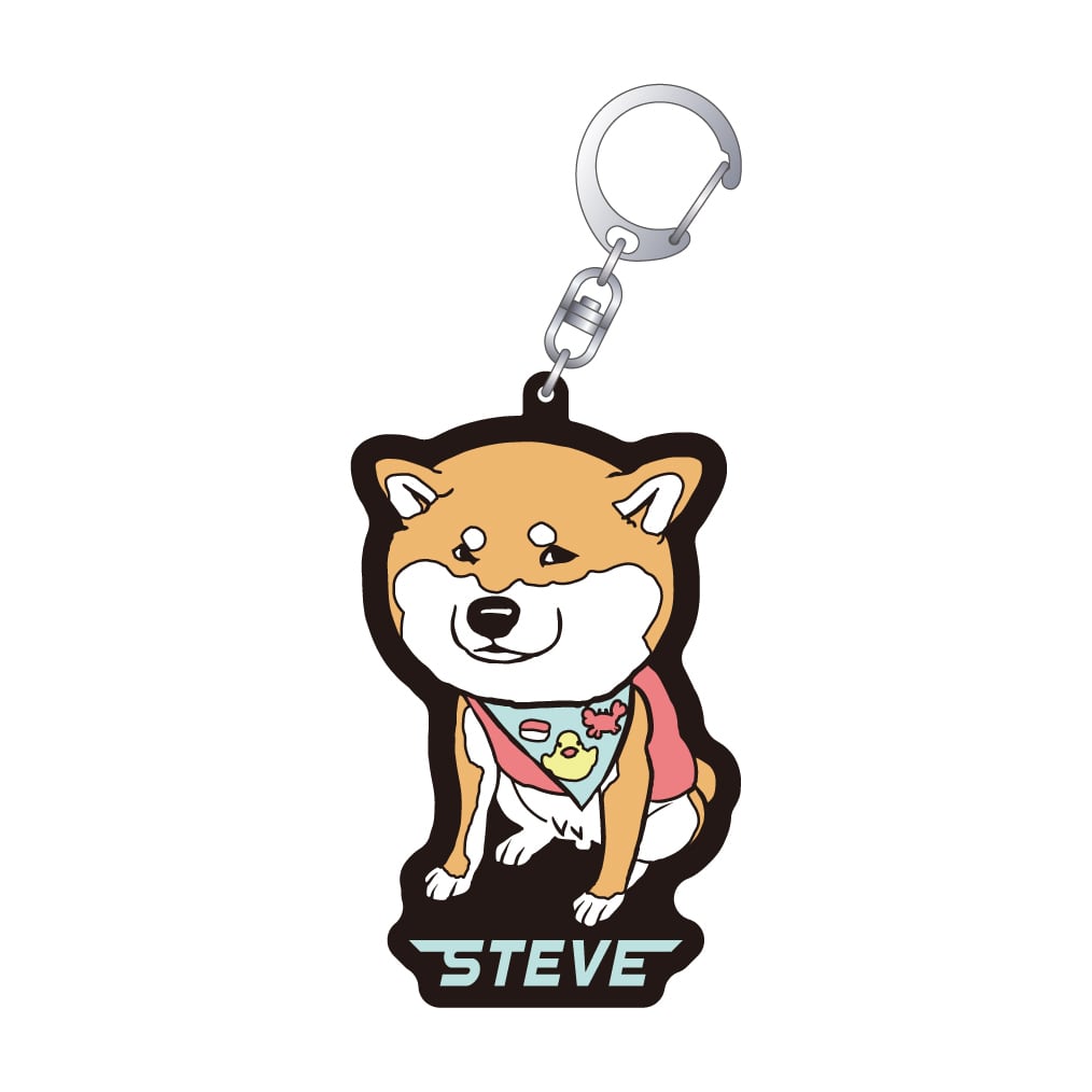 柴犬スティーブchおしゃべりラバーストラップ（購入時おまけ付） 再販】おしゃべりラバーストラップ3種<3種セット> | 柴犬スティーブch