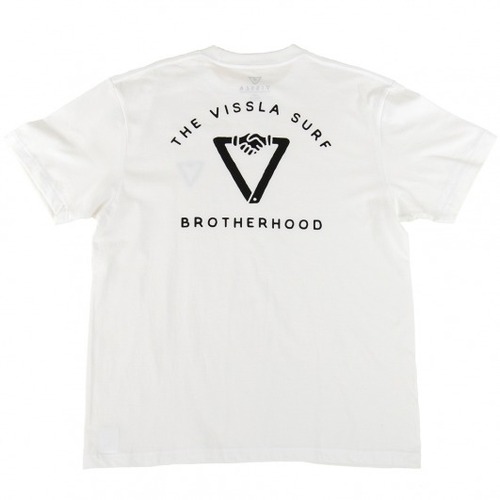 VISSLA (ヴィスラ)  Brotherhood Tee Tシャツ  ホワイト  M420PVBR20SU 