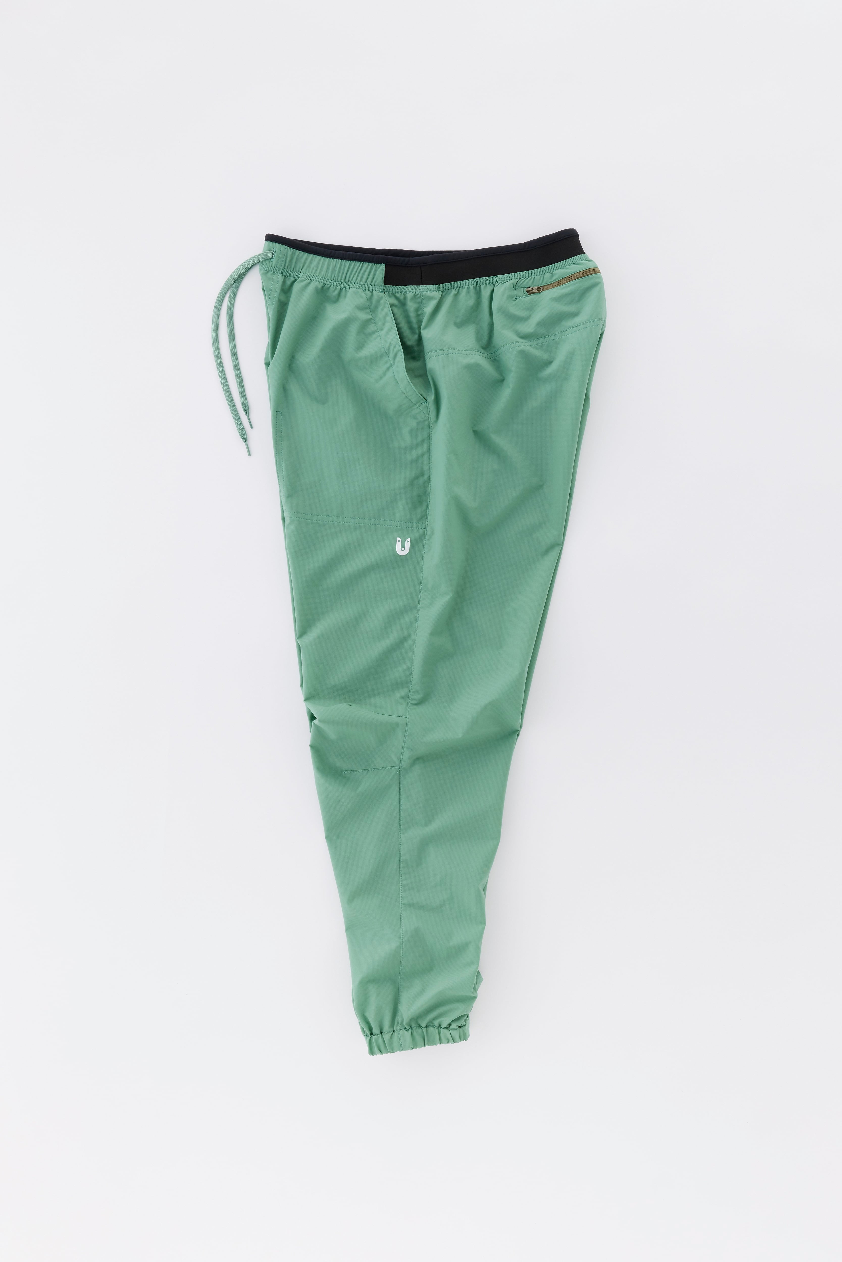 Sato Wind Pant: Color Malachite | TANNUKI Running Wear Shop