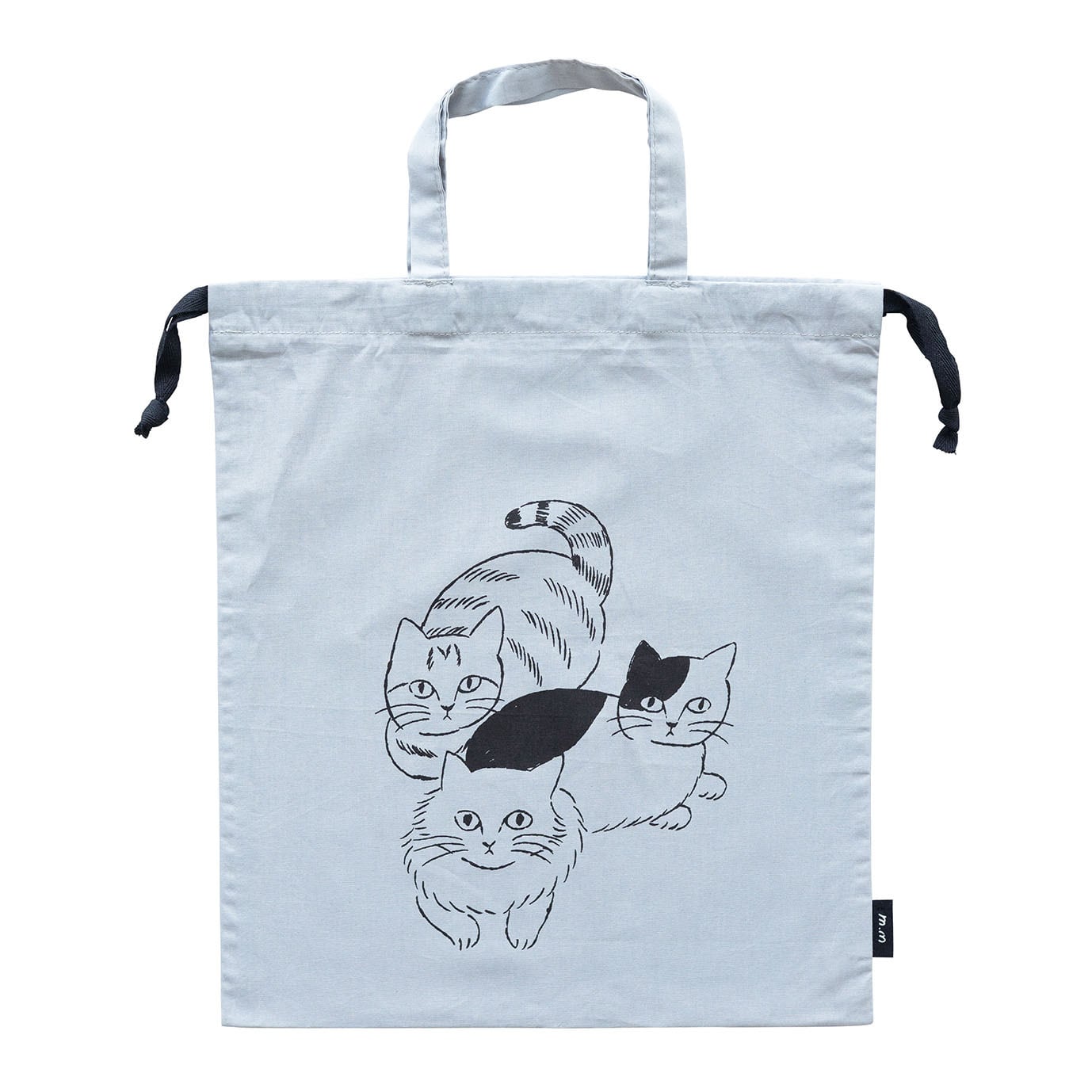 松尾ミユキ【Matsuo Miyuki】 Drawstring dag L 巾着 ネコ | kobito de