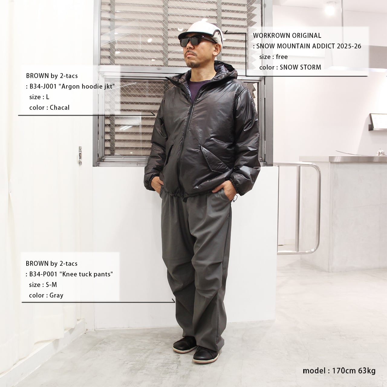 BROWN by 2-tacs B34-J001 