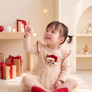 【クリスマス】エルクメッシュワンピース