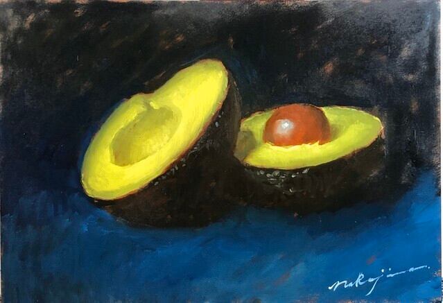 ＊アボカドさま専用画面です＊ 1点限定】YouTubeライブペインティング作品「アボカド」 | 中島健太