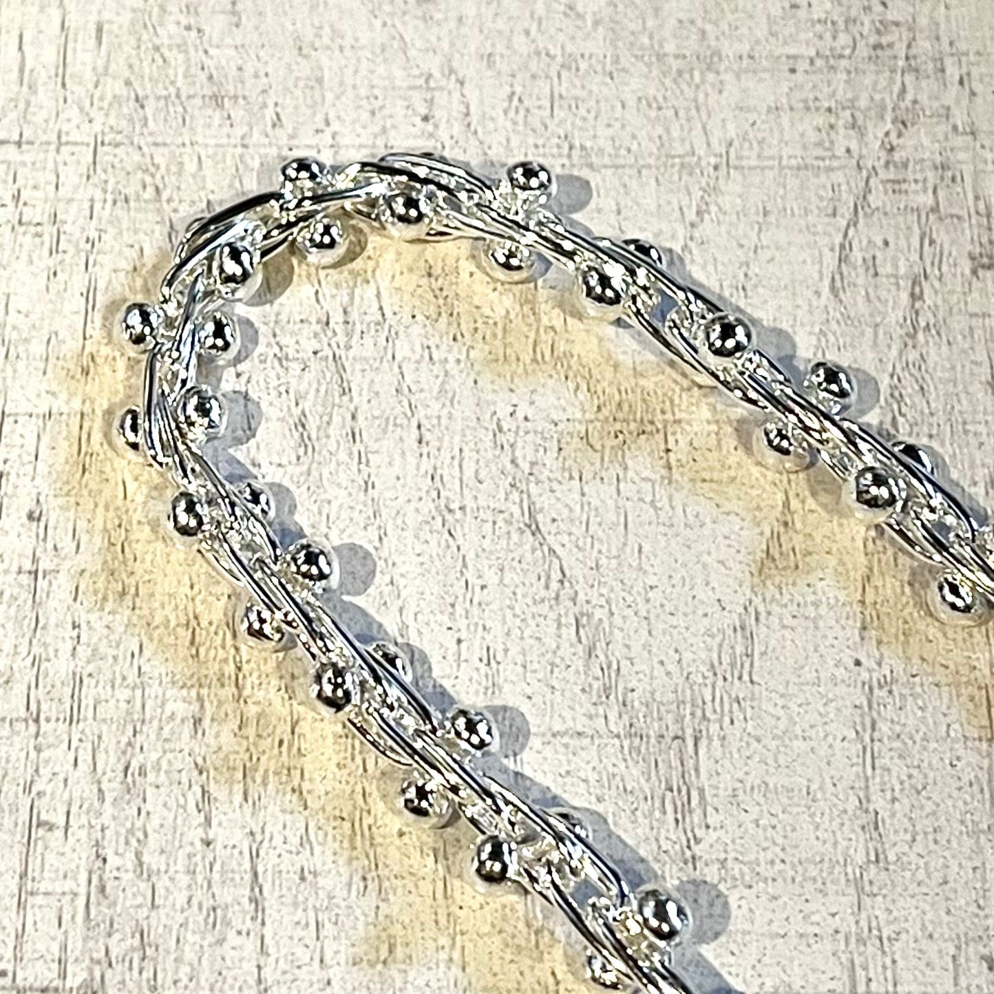 MEXICO MADE DNA CHAIN MANTEL BRACELET -SILVER925- マンテル
