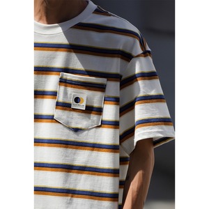 Border crew neck t-shirt 0650