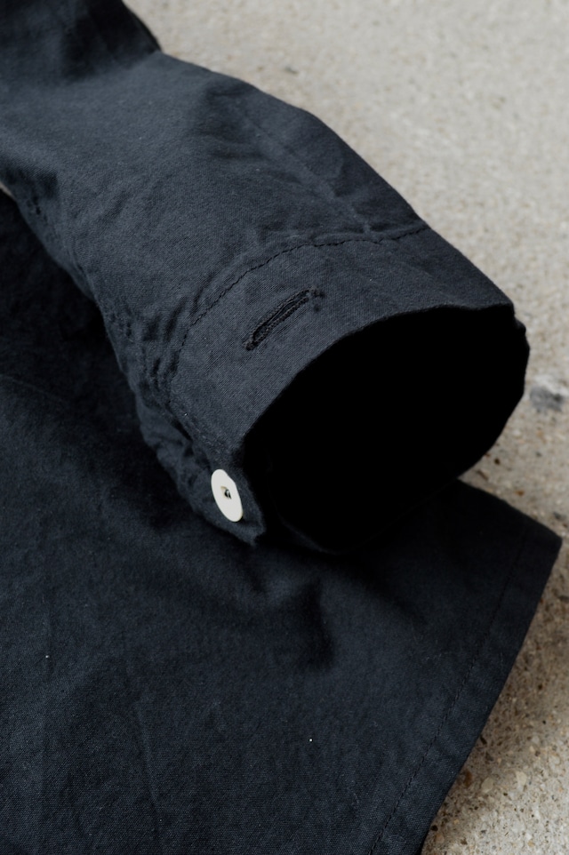 VENTITANK PROJECT EURO SWEDISH ARMY 1970's COSTOM REMADE SURGICAL HANTEN SHIRT DYED BLACK DEAD STOCK スウェーデン サージカルハンテンシャツ