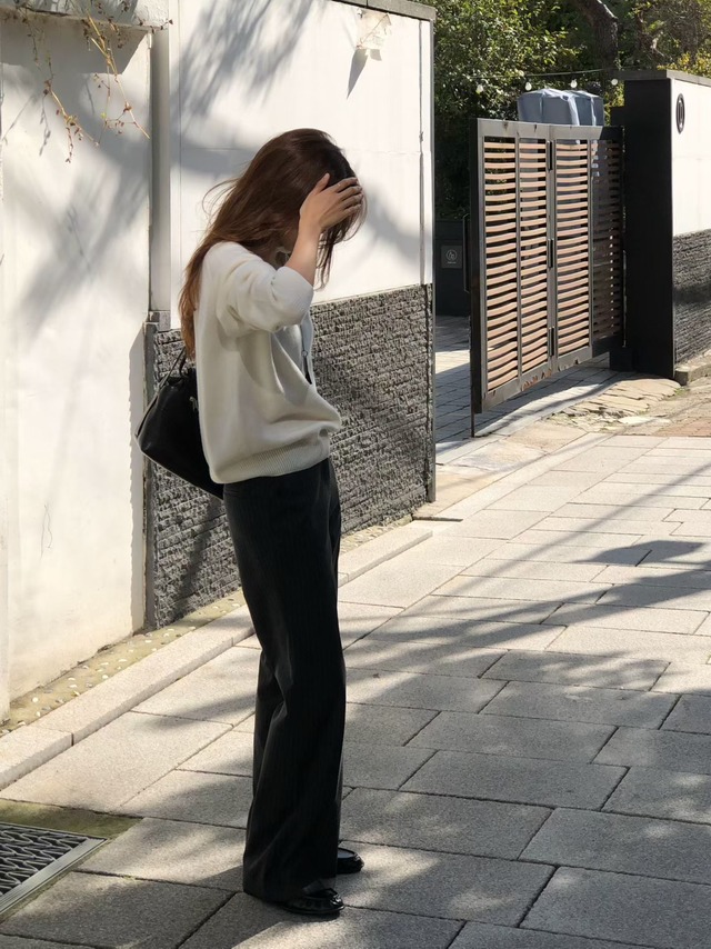 (予約) verveine / Lina pinstripe slacks 2color