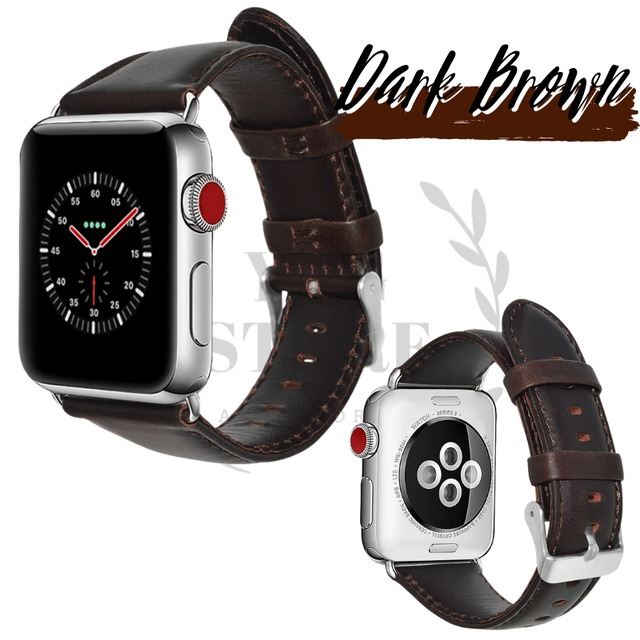 Apple Watch アップルウォッチ 本革 レザー バンド ベルト ライトブラウン ダークブラウン 茶 肉厚 38 40 41 42 44 45  ビジネス スタイル 7 6 5 4 3 SE