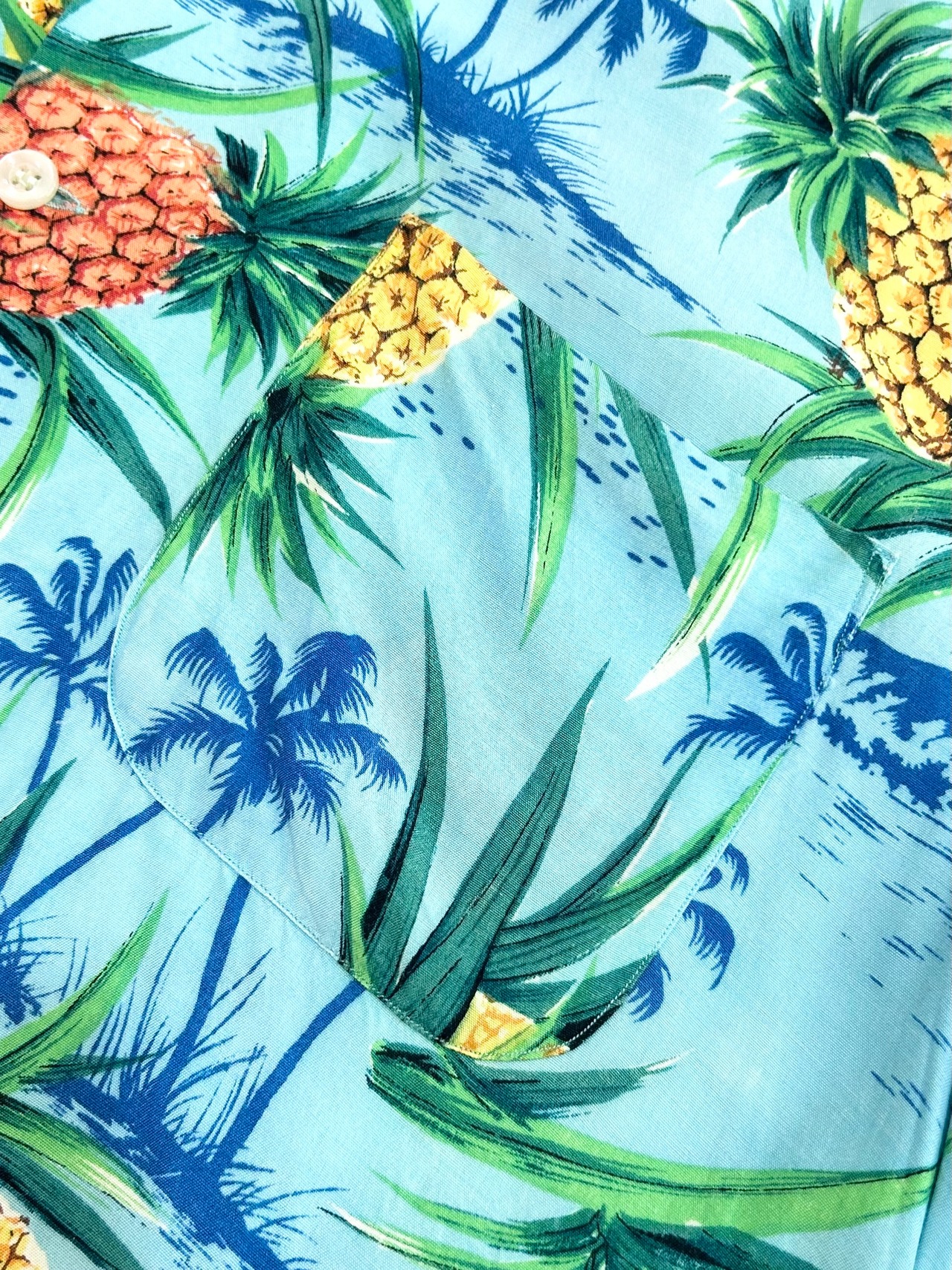 60s South Pacific HAWAIIAN SHIRT MADE IN JAPAN Size M