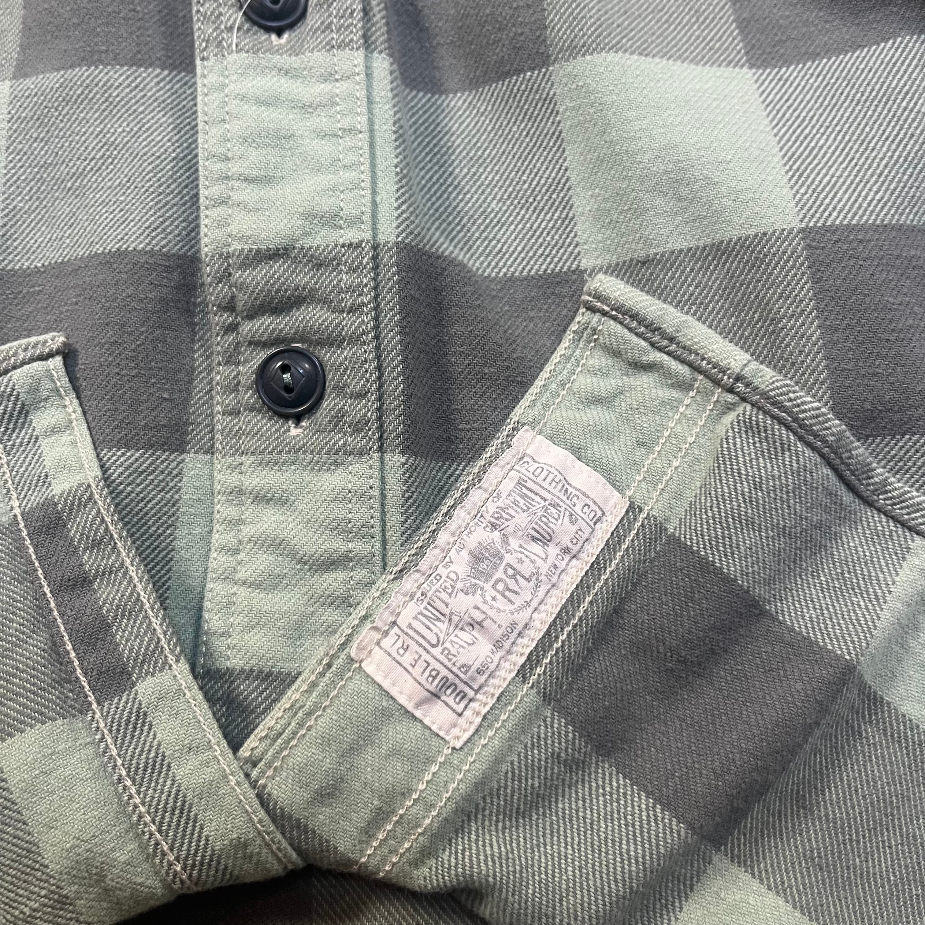 RRL ラルフローレン ネルシャツ ブロックチェック S | 古着屋DIGDIG RRL ラルフローレン ネルシャツ ブロックチェック S | 古着屋DIGDIG
