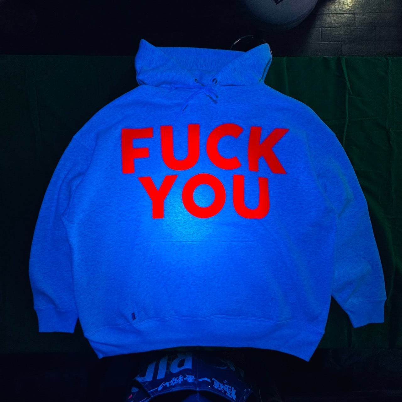 FUCKYOU Hoodie ASH×蛍光PINK | SICARIO CARTEL